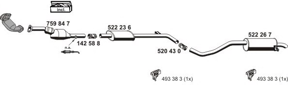 ERNST 100452 Exhaust System